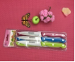 T-25 Three Colors Universal Knife, Bag 6Pc Universal Knife Three Colors Mixed