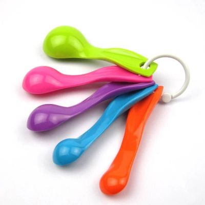 The five color measuring spoon baking baking tools for weighing 5 / spoon combination bakeware