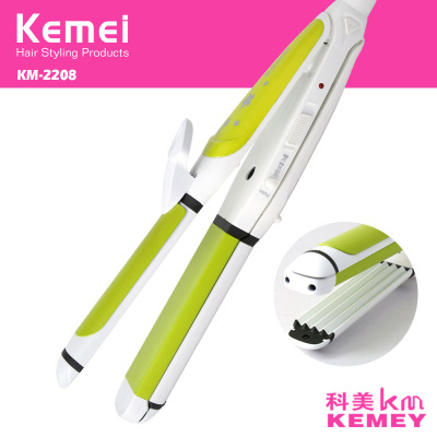 KEMEI straightener KEMEI KM-2208 corn clip hair clips all in one