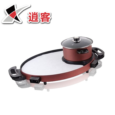 The Qashqai grill indoor household electric oven baked fried non stick baking tray can be used as a Hot pot 