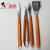 Qashqai BBQ barbecue tools large four piece shovel knife clip grilled roast outdoor picnic camping tool
