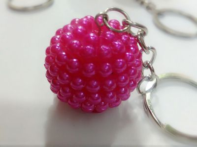 Color ball key ring