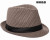 Top Hat Wholesale British Talent Cotton Houndstooth Pattern Plaid Fedora Hat British Hat