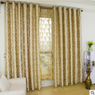 Suede Double-sided Jacquard Cationic Overprint Curtain Shading Curtain Overdrape