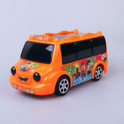 The new children's toys wholesale trade spread inertia P cover cartoon toy car bus