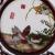 Double-sided Embroidery Garden 20 manufacturers direct Bird Pattern Circular Table Screen