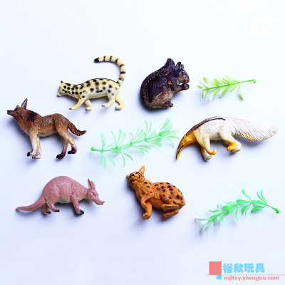 705 solid animal models of the 2 toy painting toys, wild animal world