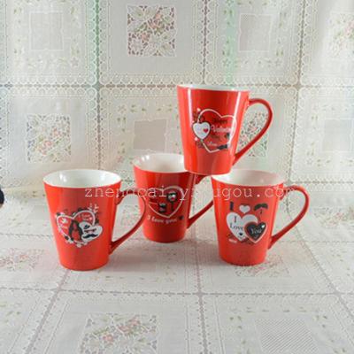 Ceramic coffee cup advertising Cup Valentine cups