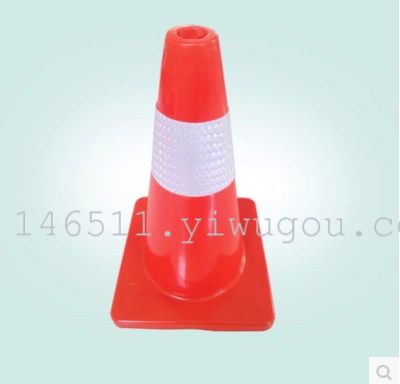 PVC rubber road cone 30CM road cone reflective road cone reflector cone