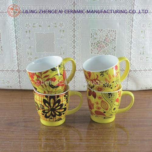 Ceramic Cup Coffee Cup Color Glaze Advertising Promotion Cup