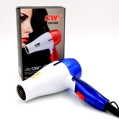 Guowei Electric New Folding Mini Hair Dryer for Dormitory Travel