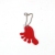 0Reflective key ring reflective pendant bag pendant PVC key ring animal card