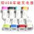 Color Aluminum Alloy Square car charger dual USB car charger