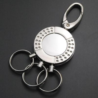 Fashion metal and leather key rings