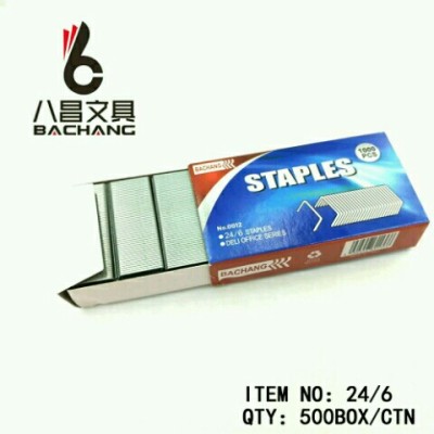 Baichang staples manufacturers straight 24/6 big nails
