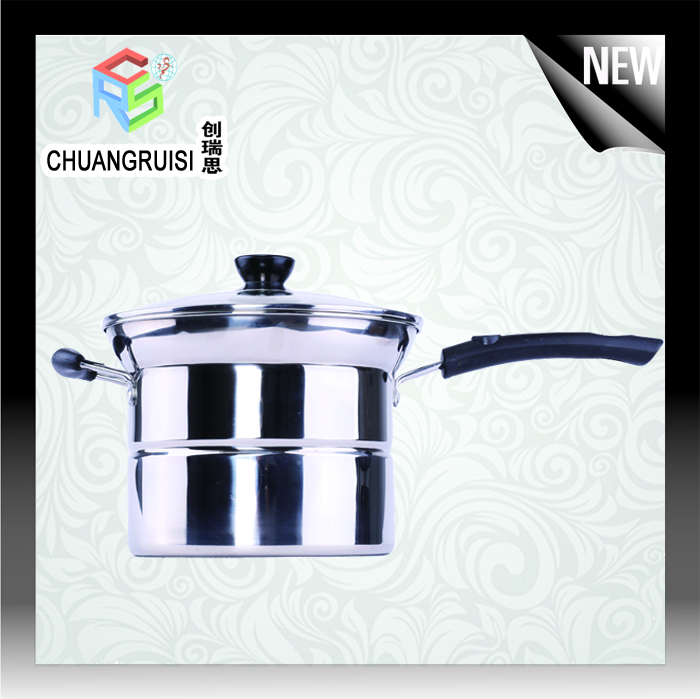 一个起卖 不锈钢面条锅 捞面锅小蒸锅 带蒸片漏网意粉锅油炸锅