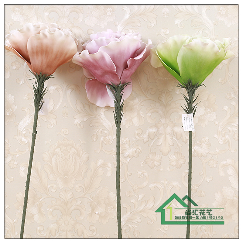 萦游仙子写意花EVA花 仿真花装饰花长枝植物