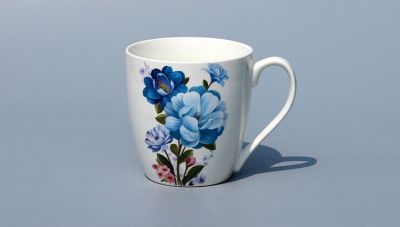 Gucci new white ceramic mug floral creative new bone