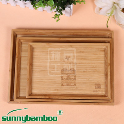 Grocery vintage old square wooden tray creative home fruit tray Hotel wood pallets