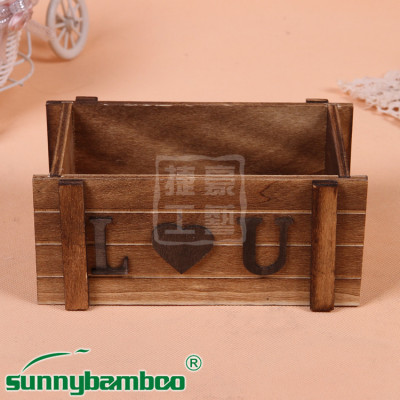 Creative life wooden box wooden high quality storage boxes wooden boxes custom wood box flower box custom processing