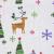 Manufacturers direct multi-color christmas-themed pattern hemp printed fabric