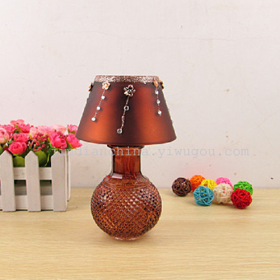 Glass lamp Candle Candlestick ornaments factory direct creative Home Furnishing