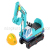 218 electric charge child toddler car remote control excavator can take a stroller toy