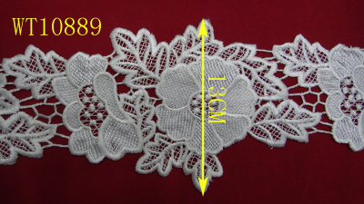 Accessories lace lace bar code polyester embroidery water soluble lace