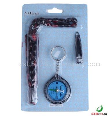 Compass compass nail clippers gift suit beads
