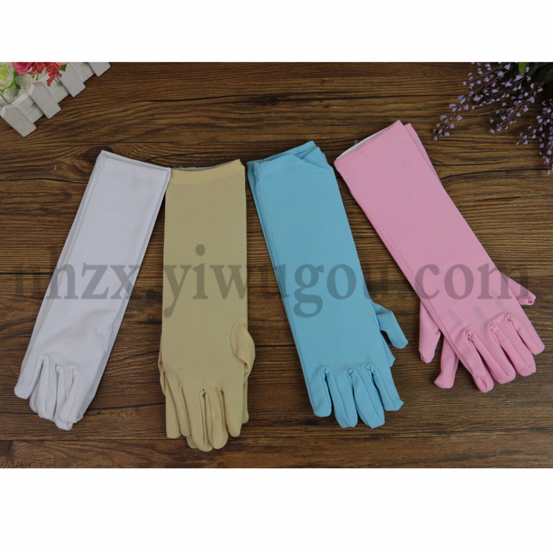 舞蹈手套儿童女童礼仪手套表演五指手套R-16振翔手套