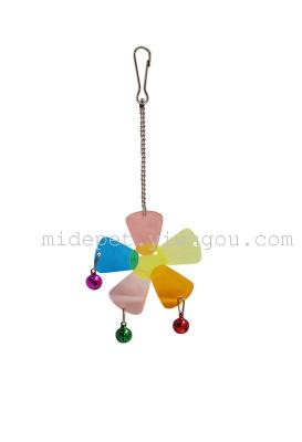 Factory direct bird intelligence development toy bird bird pendant Sun Flower Pendant acrylic accessories