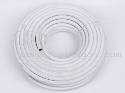 Gas hose pipe inner black and white strip line gas hose 30 m cylinder connecting gas pipe.
