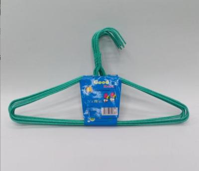 817 PVC Coated Hanger Wholesale Clothes Hanger Wet and Dry Clothes Support with Hook Iron Household Adult Hanger