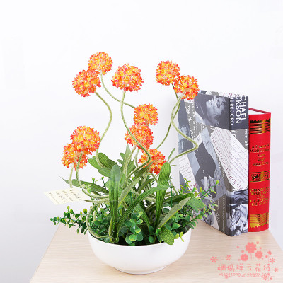 Simulation of plant small potted flowers bonsai plants Home Furnishing small decorative ornaments