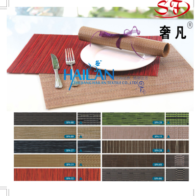 New jacquard PVC western-style food pad, ikea European insulation cushion table mat ring.