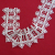 Lace, lace, embroidery, water soluble lace, bar code, polyester lace