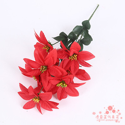 Floral ornament Christmas decorations, Christmas flower flowers 9 safflower simulation