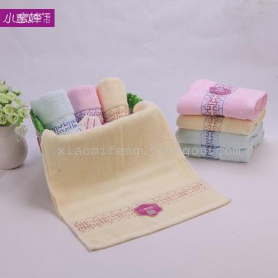 Plain cotton towel washcloth towel absorbent gift wholesale