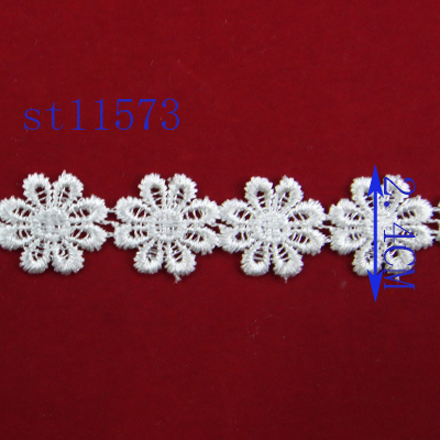 Lace, lace, water soluble lace, embroidery, bar code, polyester