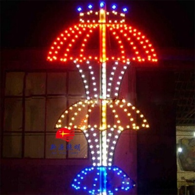The new lamp decoration lamp LED lamp flowers blooming like a piece of brocade
