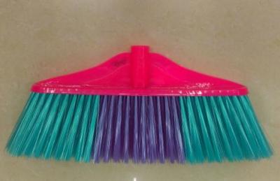 High Quality Plastic Broom Broom Double Color Broom Head Broom High Stretch Yarn