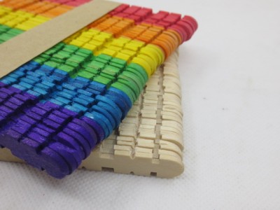 Children's Handmade DIY Color Natural Color Ice Cream Stick Wood Stick Popsicle Stick Kindergarten Creative Materials