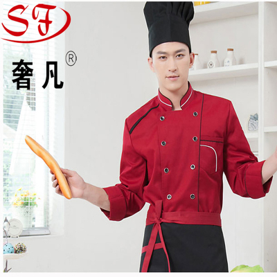 Wholesale and customized Chinese and western restaurant chefs serve pastry chef work uniform.