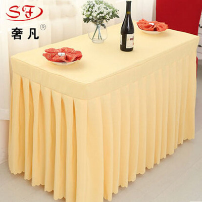 Administrative hao hotel supplies conference table loth tablecloth to order check-in table loth table cover