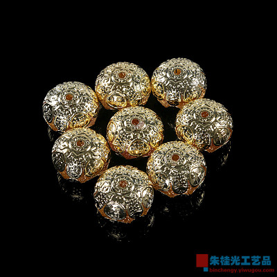 DIY accessories materials of small hollow ball China knot decorative bell Fu