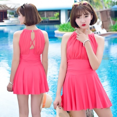 Factory direct sale of women's one-piece dress swimsuits