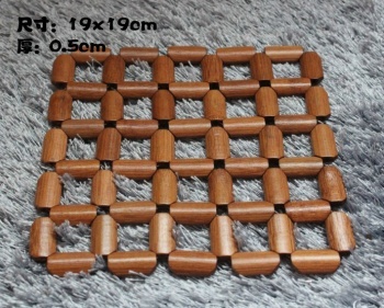 High-Temperature Resistant Bamboo Mat High-Quality Insulation Mat Table Mat Bamboo Pot Mat Square Plate Mat Bowl Mat