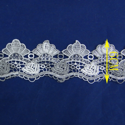 High quality dual color fan lace handicraft lace factory direct sales