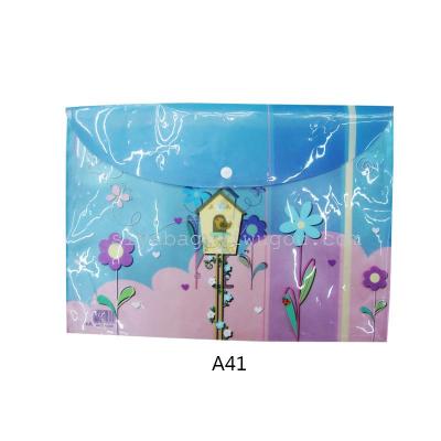 A4 file PP file transparent environmental snap bag