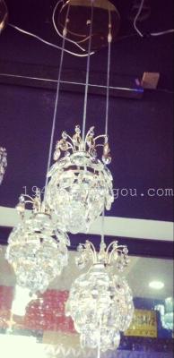 Three crystal lamp manufacturers selling a small restaurant stylish restaurant bar chandelier Chandelier